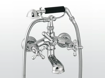 ROMA 3274/306 - 2 hole wall-mounted bathtub tap by RUBINETTERIE STELLA - view 3